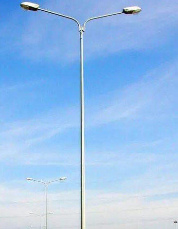 Tubular steel street light poles